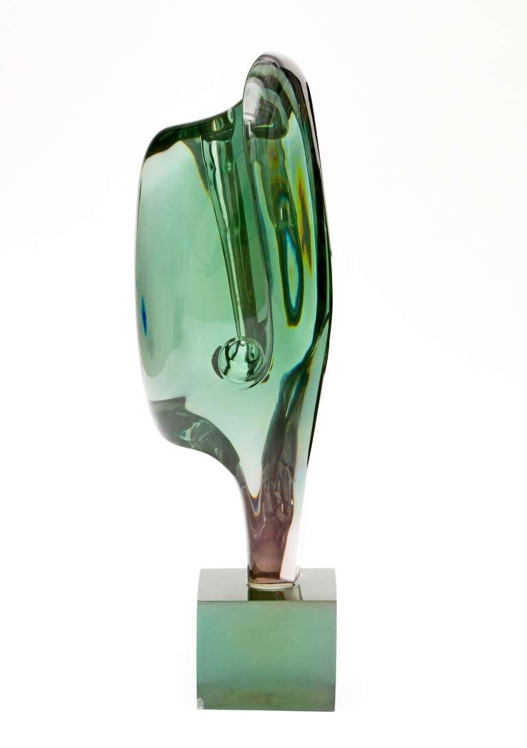 Fin du 20e siècle Superbe sculpture en Lucite des années 70 réalisée par Henry Guerriero