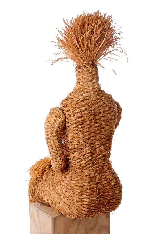 Woven Sculpture of a Woman In Good Condition In New York, NY
