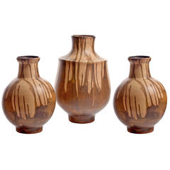Overscale Sculptural German Vases by Karlsruhe 4