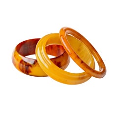 Butterscotch Bakelite Bangles