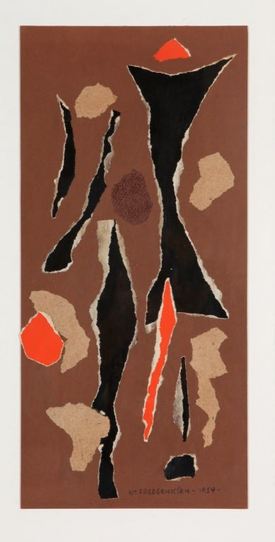 1954 William Fredericksen Collage