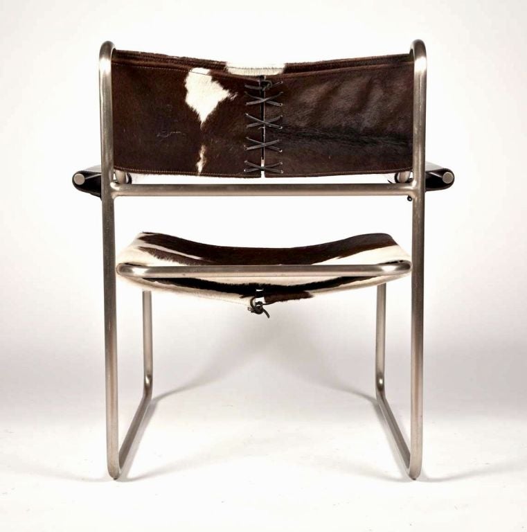 Paire de chaises tubulaires de style moderniste Bauhaus  en vente 2