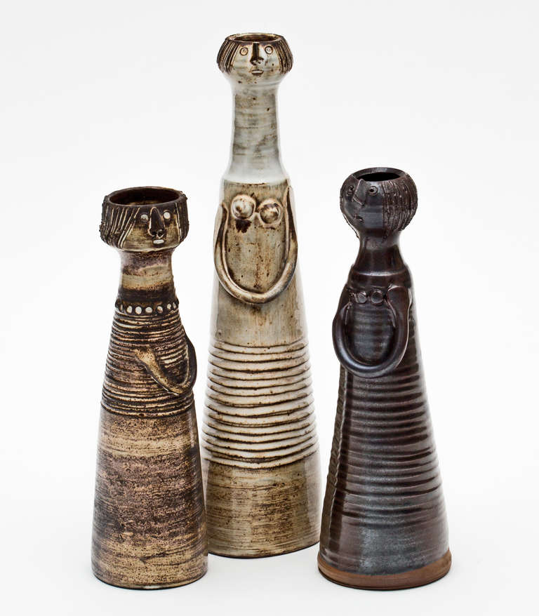 Ceramic Jacques Pouchain Girl Vase