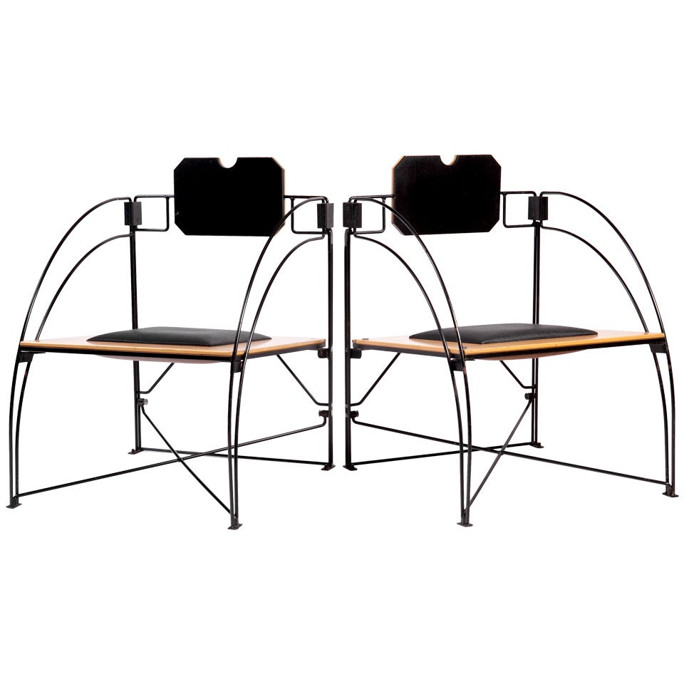 French Prototype Reversible Chairs
