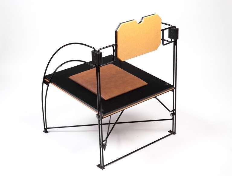 Wood French Prototype Reversible Chairs