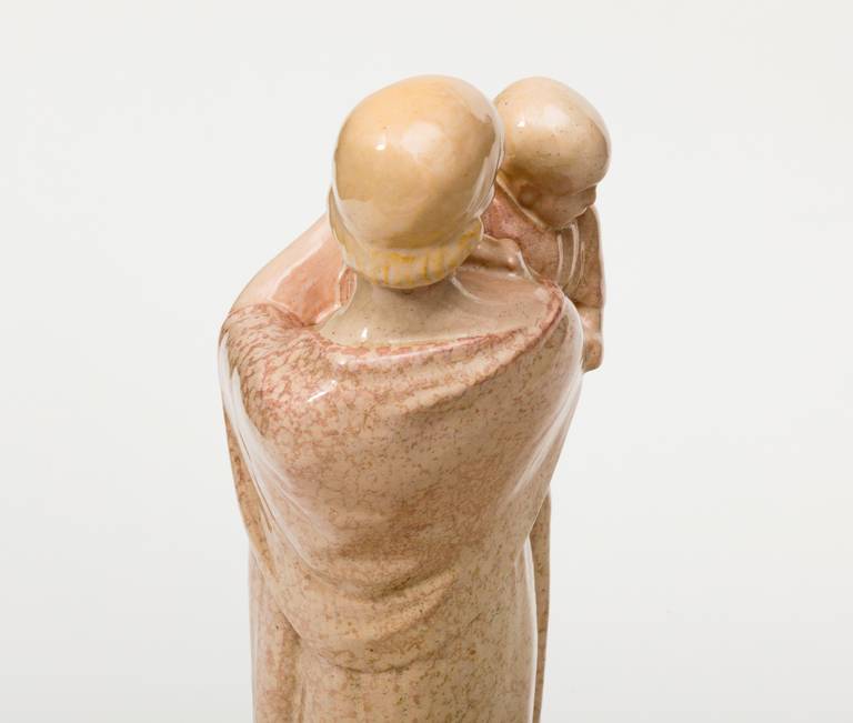20ième siècle Sculpture en céramique Art déco de Marcel Renard en vente