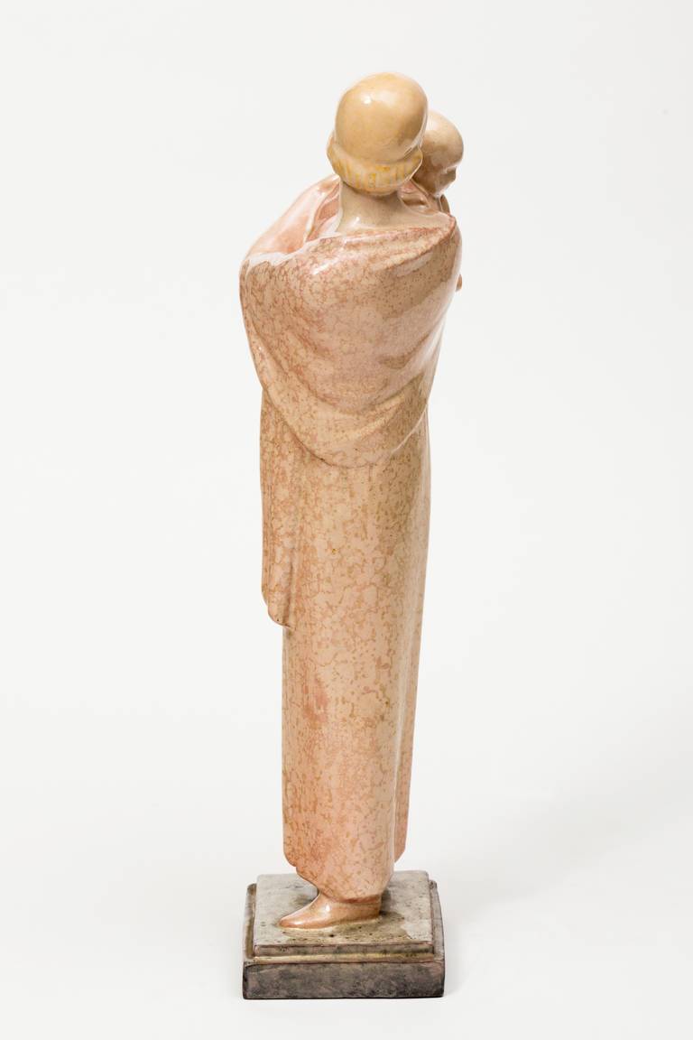 Poterie Sculpture en céramique Art déco de Marcel Renard en vente