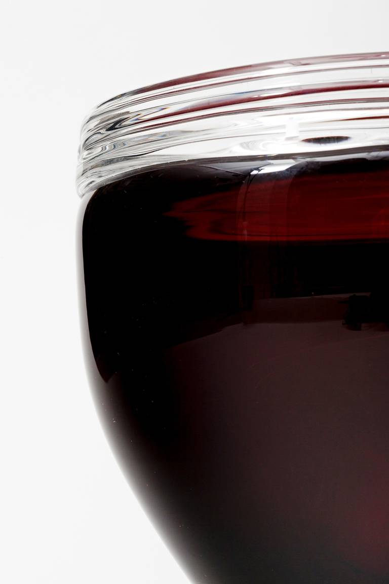 Vaso o ciotola di Murano Barbini In condizioni buone in vendita a New York, NY