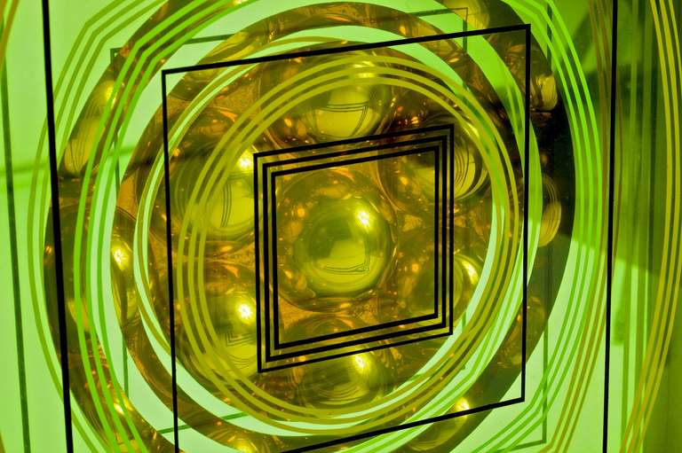 Eduardo Sanz OP Art Sculpture