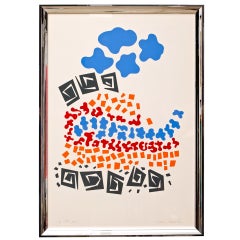 1970s Silkscreen Print by Prado