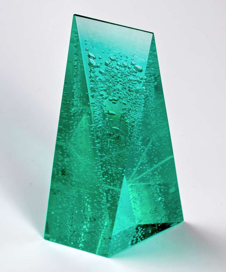 Norman Mercer Lucite Sculpture In Excellent Condition In New York, NY