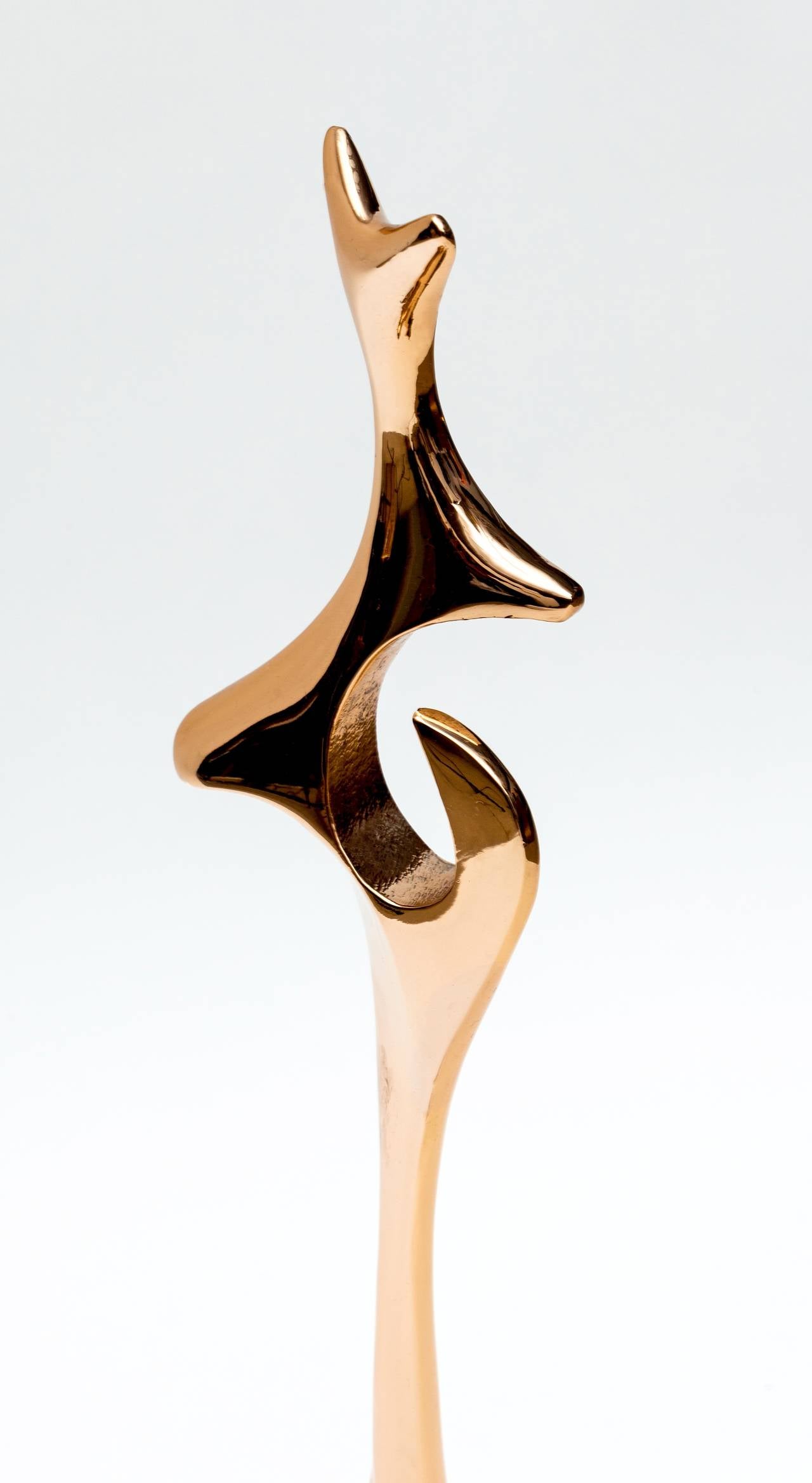 Abstract Bronze Sculpture in the Manner of Antonio Grediaga Kieff In Good Condition In New York, NY