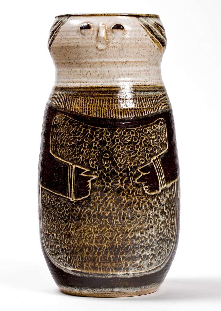 Large 60's Vase by Frances Simches