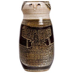 Vintage Large 60's Vase by Frances Simches