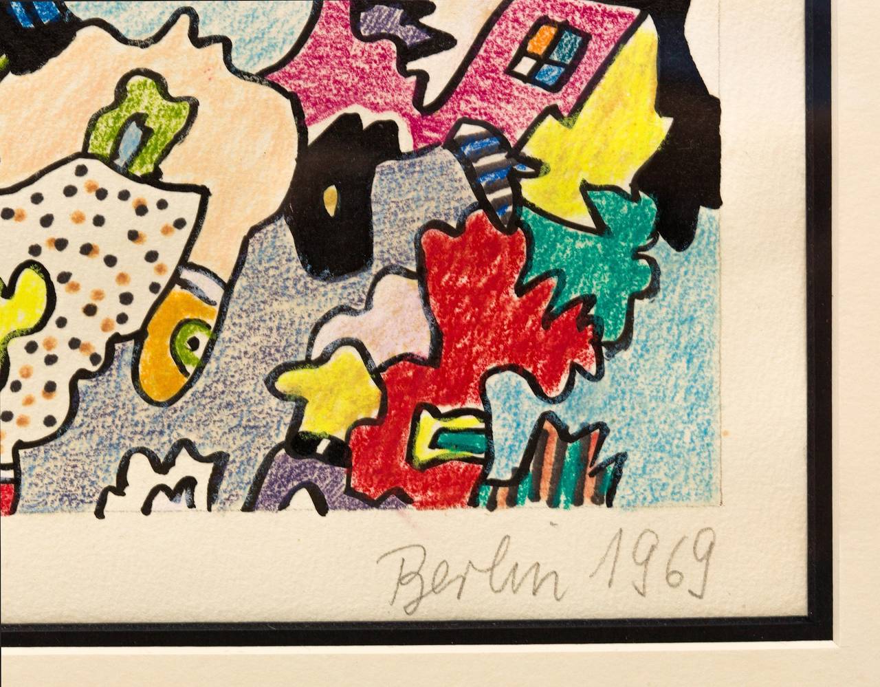 Otmar Alt Figürliche Malerei, Berlin, um 1969 (Holz) im Angebot