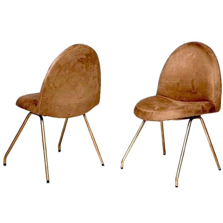 Pair of Joseph-Andre Motte "771" Chairs for Steiner