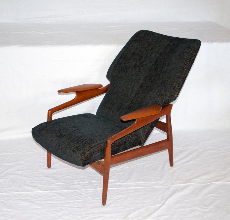 Mid-Century Modern Danish Teak Reclining Chair