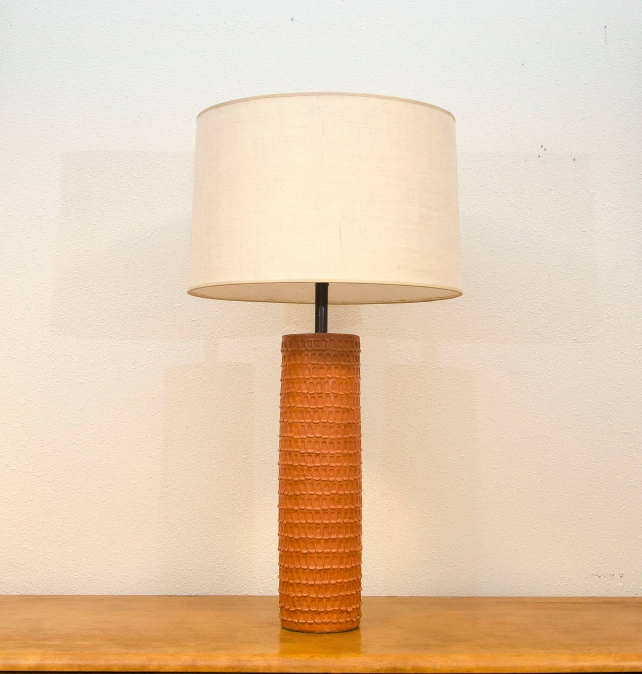 Mid Century Studio Pottery Table Lamp at 1stDibs