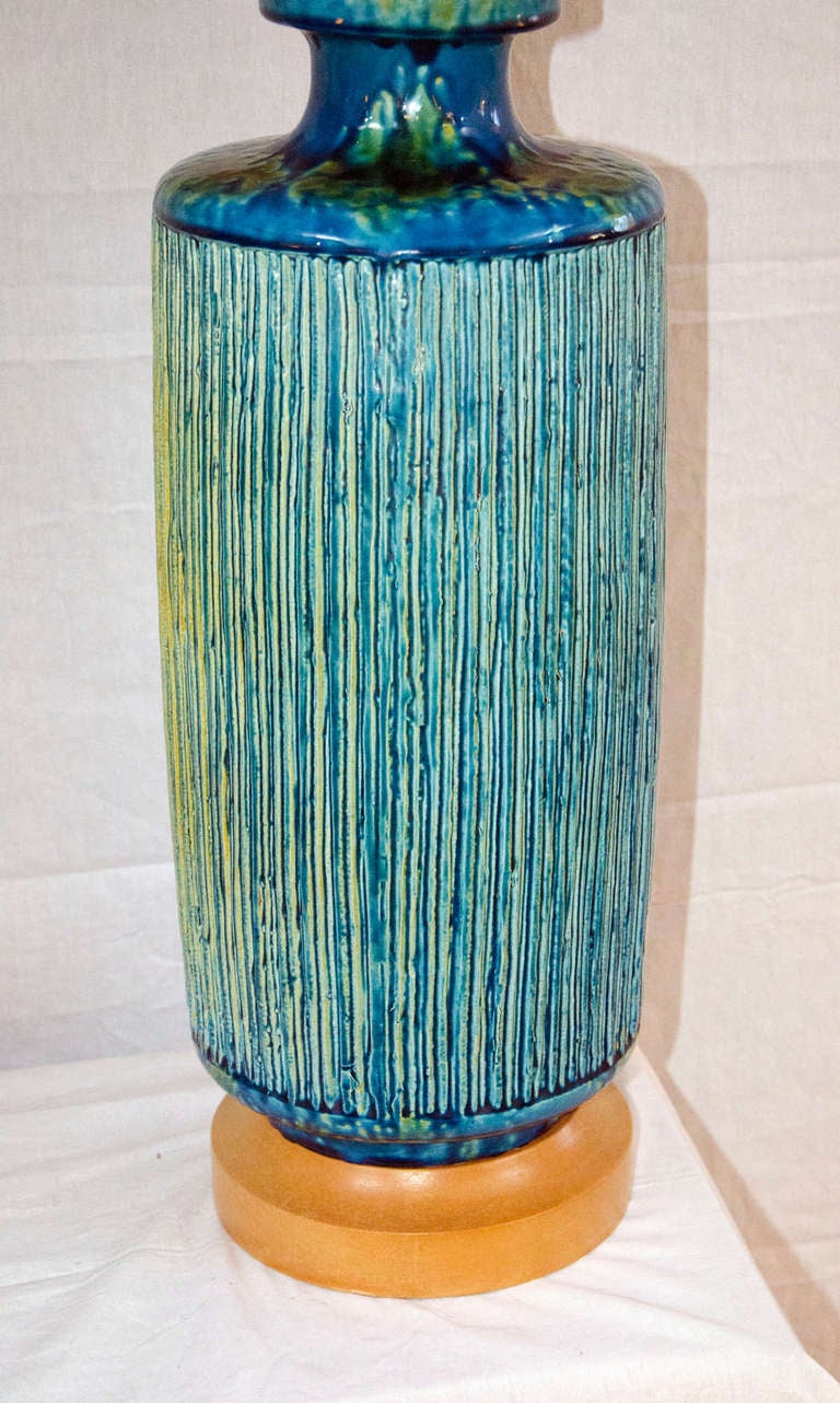 20th Century Mid Century Pair of Lamps - Large