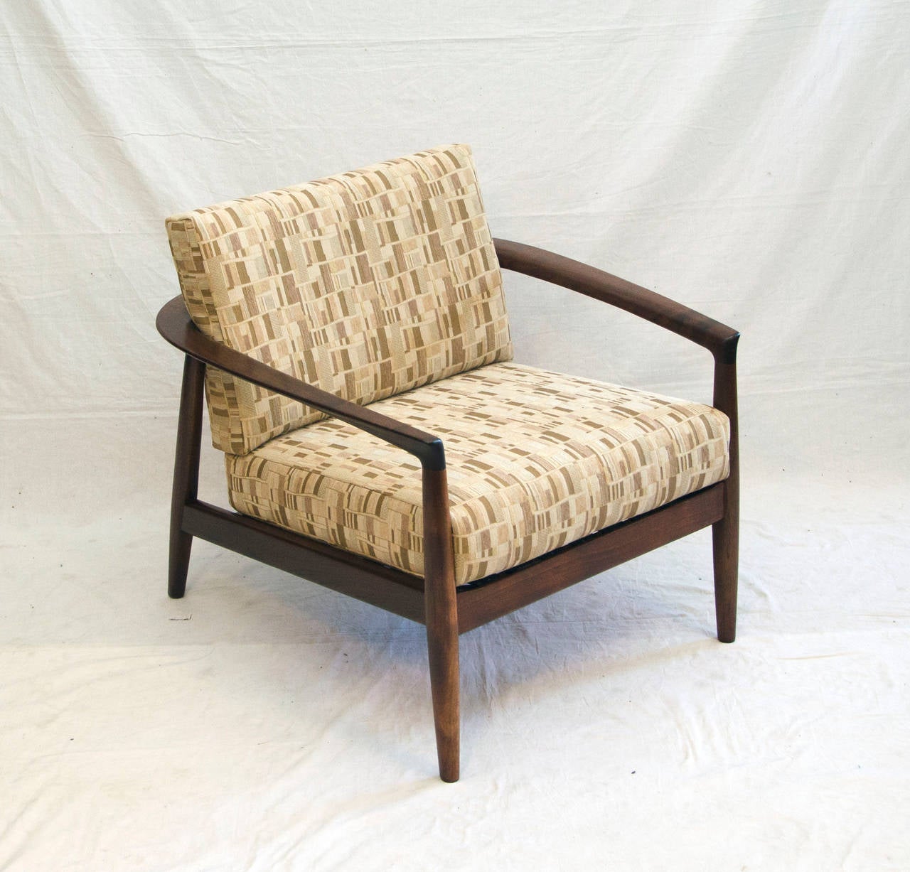 Mid-Century Modern Mid-Century DUX Walnut Lounge Chair by Folke Ohlsson