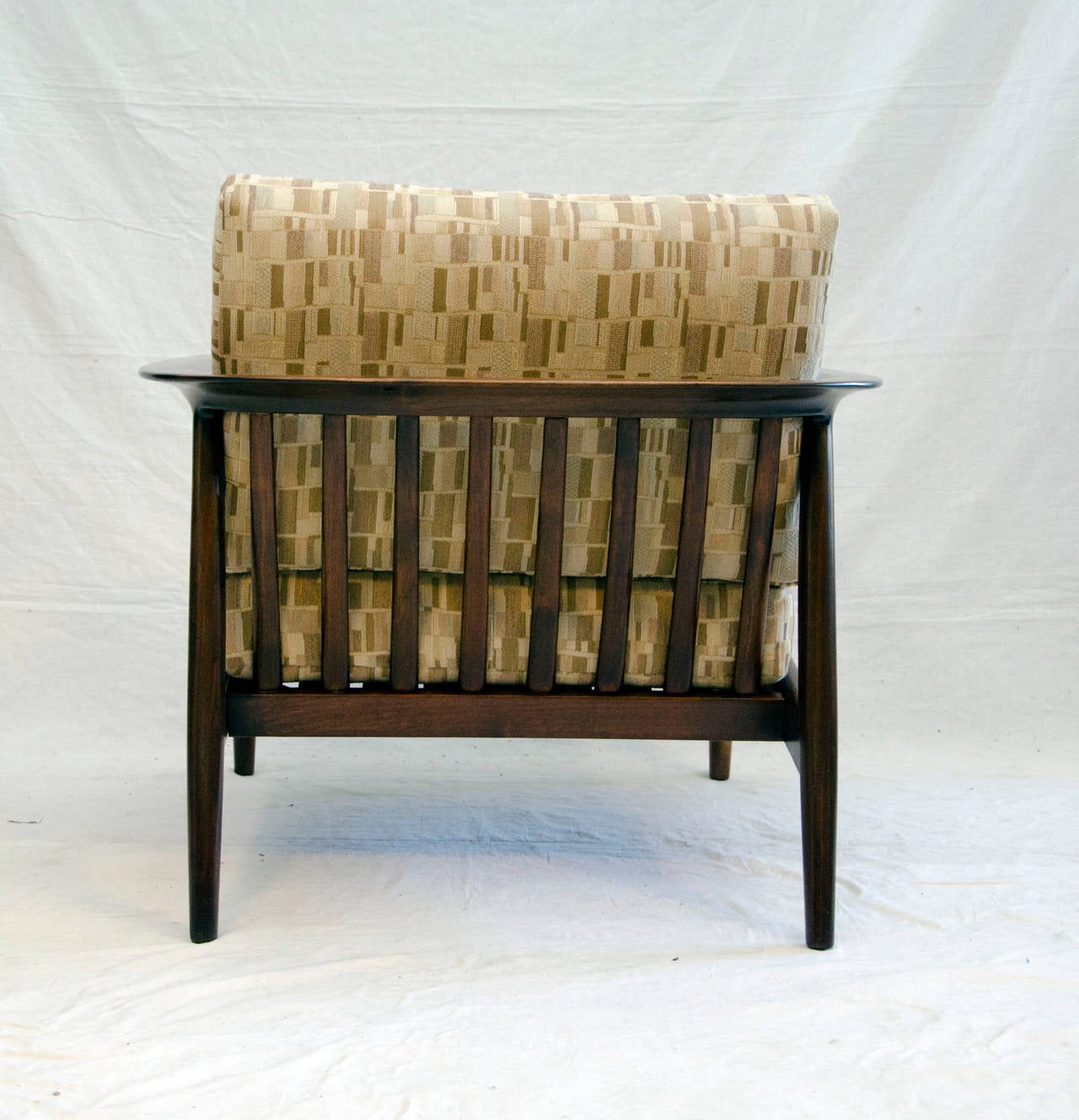 Mid-Century DUX Walnut Lounge Chair by Folke Ohlsson 3