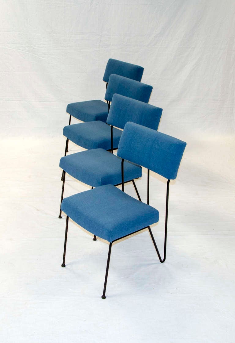 American California Modernist Set of Four Chairs Dorothy Schindele