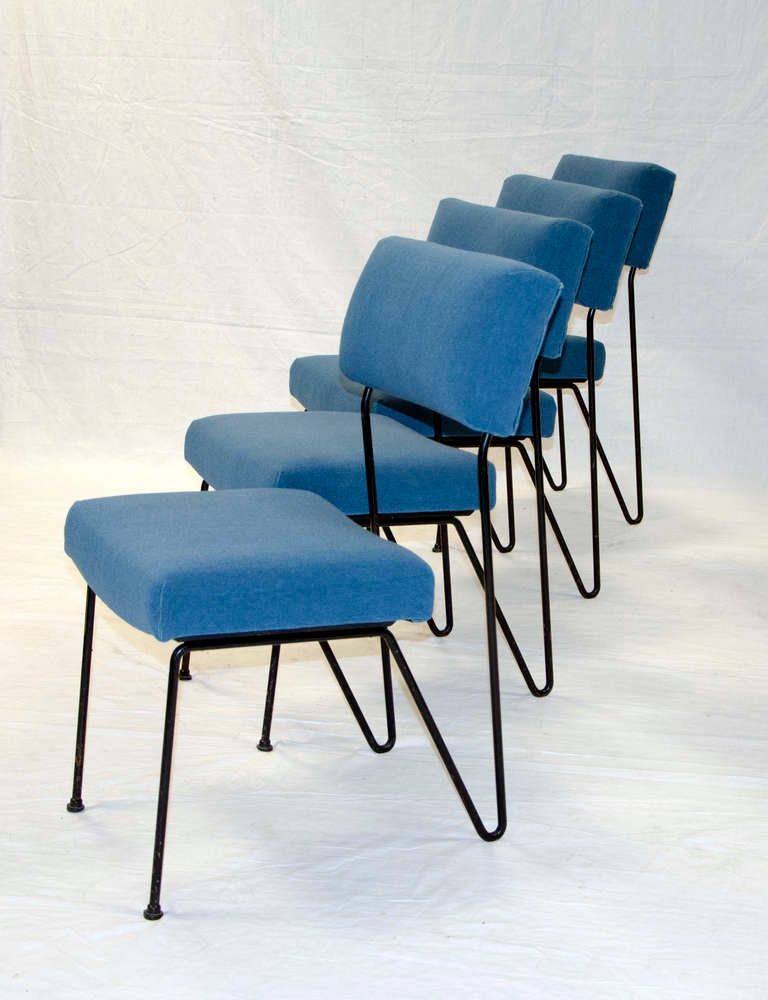 Mid-Century Modern California Modernist Set of Four Chairs Dorothy Schindele