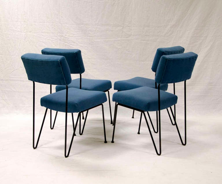 California Modernist Set of Four Chairs Dorothy Schindele In Good Condition In Crockett, CA