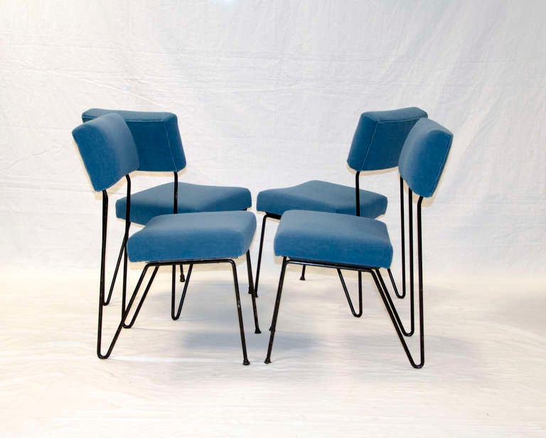 20th Century California Modernist Set of Four Chairs Dorothy Schindele