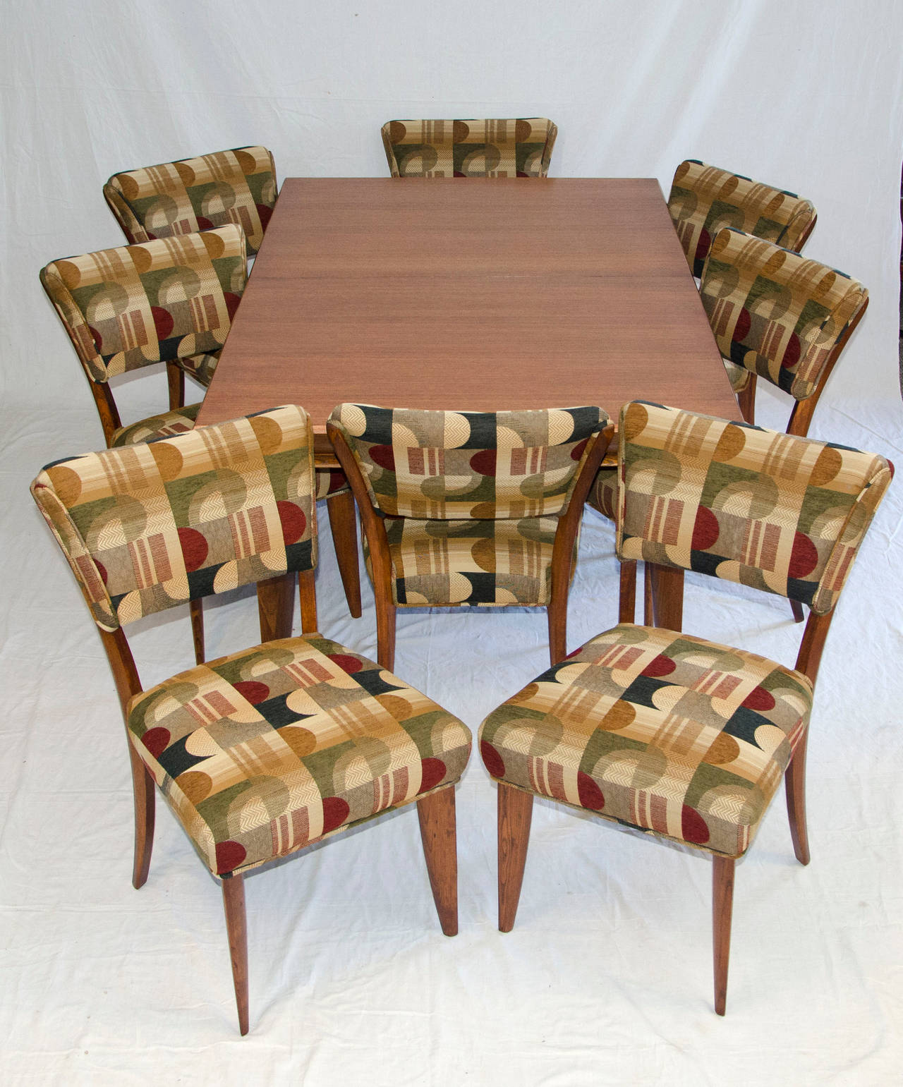 Mid Century Dining Room Table and Chairs by Paul Laszlo for Brown