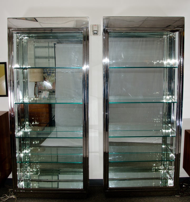 Pair of Pace Vitrines #9870