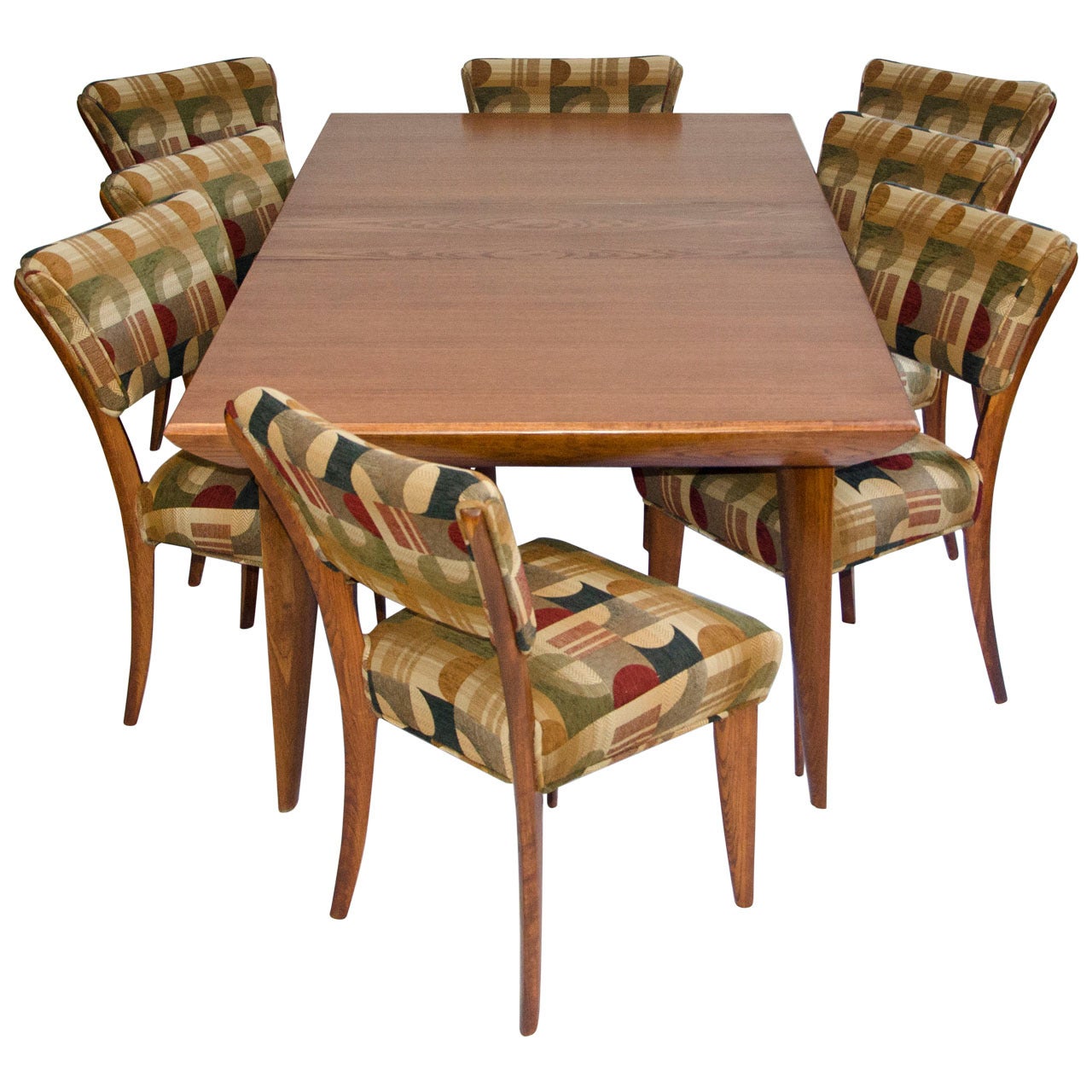 Mid Century Dining Room Table and Chairs by Paul Laszlo for Brown Saltman For Sale
