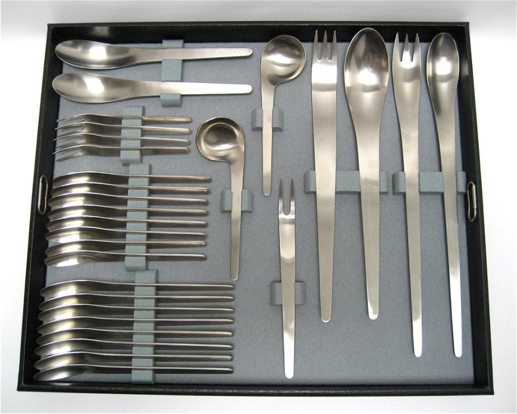 20th Century AJ Flatware by Arne Jacobsen for A. Michelsen