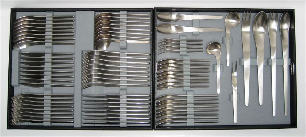 Stainless Steel AJ Flatware by Arne Jacobsen for A. Michelsen
