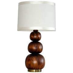 Mid Century Walnut Lamp