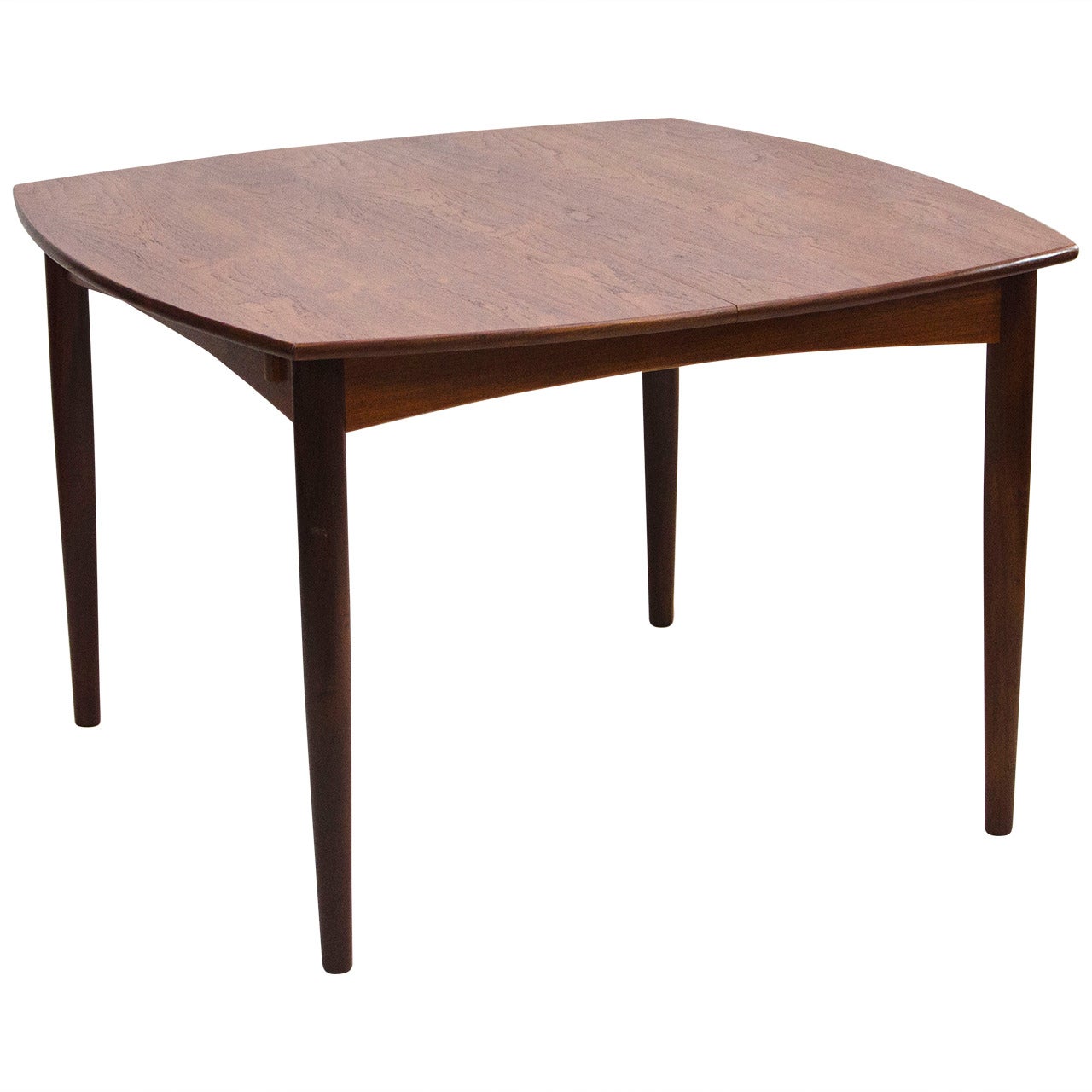 Mid Century Small Walnut Dining or Game Butterfly Leaf Table