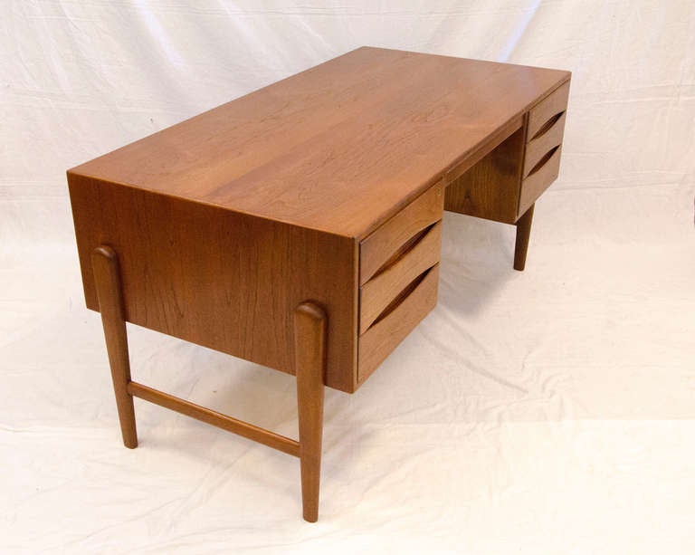 Mid-Century Modern Mid Century Danish Teak Desk by Arne Vodder