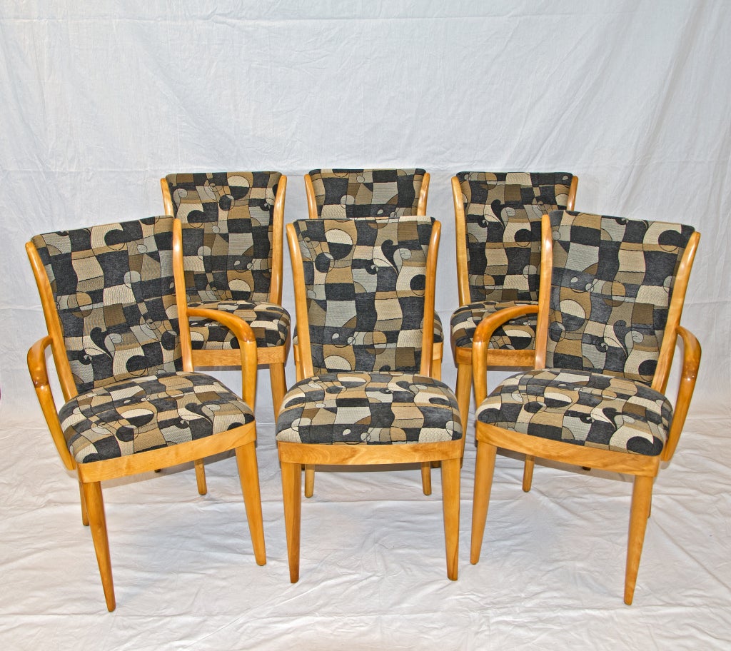 Set of Eight (6 pictured) Dining Chairs - Heywood Wakefield 4