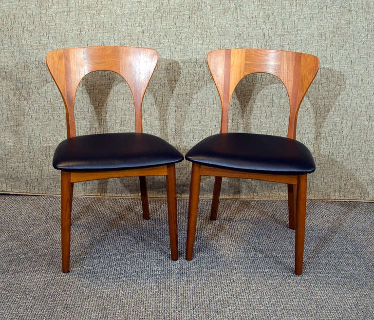 Mid-20th Century Danish Teak Dining Chairs Set of 8 - Neils Koefoeds