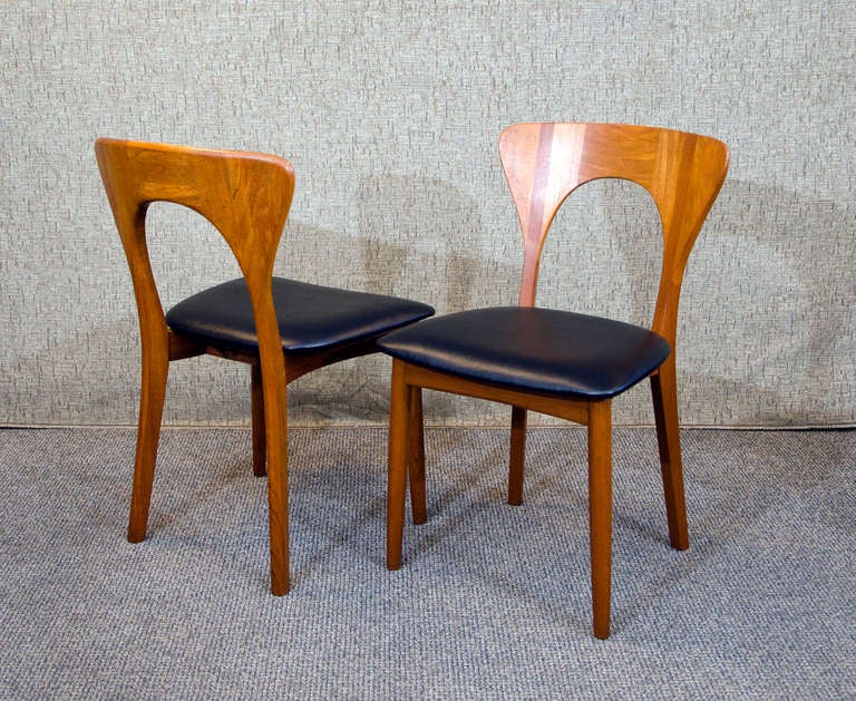 Danish Teak Dining Chairs Set of 8 - Neils Koefoeds 2
