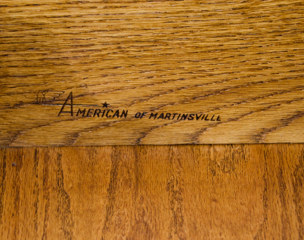 Walnut Hiboy Dresser American of Martinsville 6