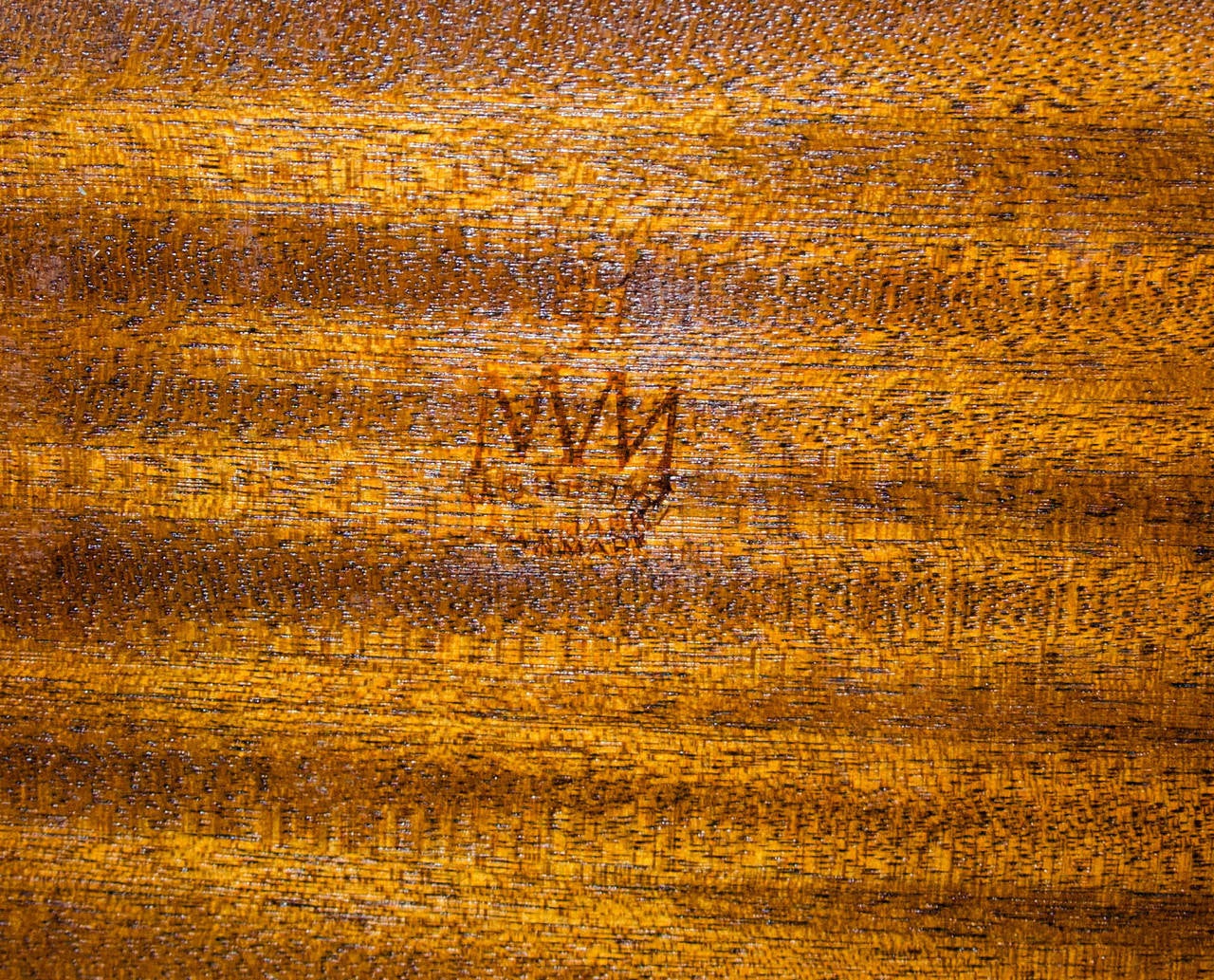Mid-Century Walnut Surfboard Coffee Table, MM Moreddi In Excellent Condition In Crockett, CA