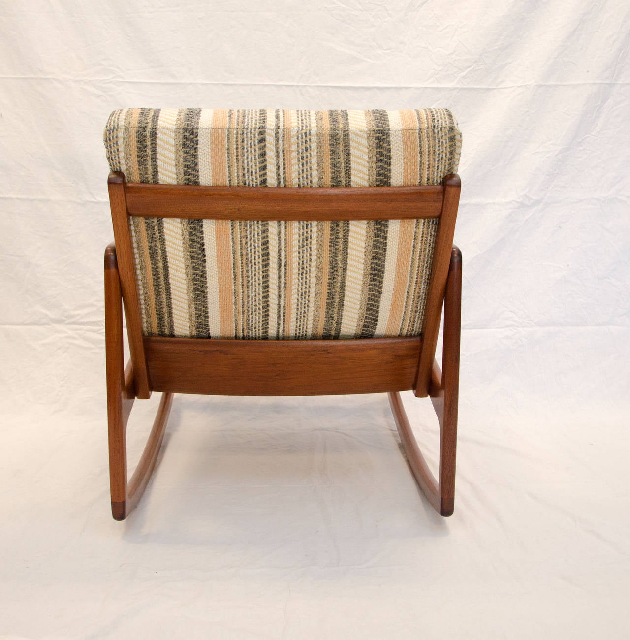 20th Century Danish Teak Rocking Chair by Ole Wanscher for France & Sons