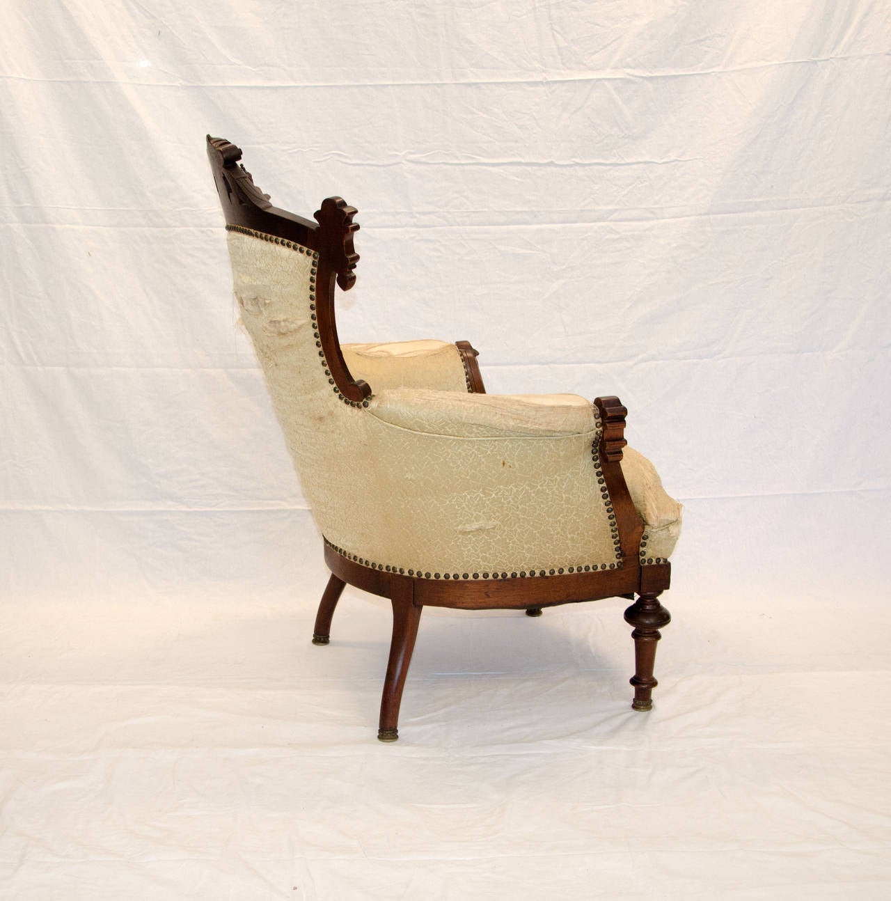 American Walnut Victorian Parlor Chair at 1stDibs victorian parlor