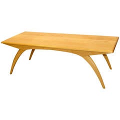 Retro Mid Century Birch Coffee Table Model M795G, Heywood-Wakefield