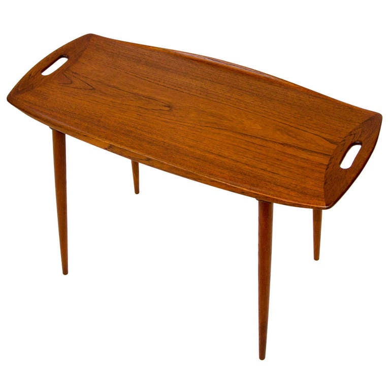 Danish Teak Small Occasional Table by Jens Quistgaard at 1stdibs