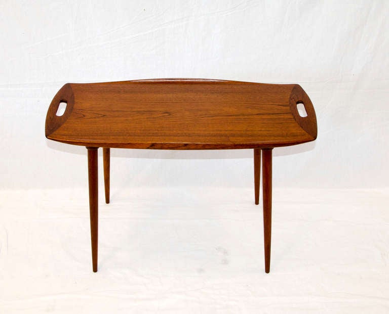 Mid-Century Modern Danish Teak Small Occasional Table by Jens Quistgaard