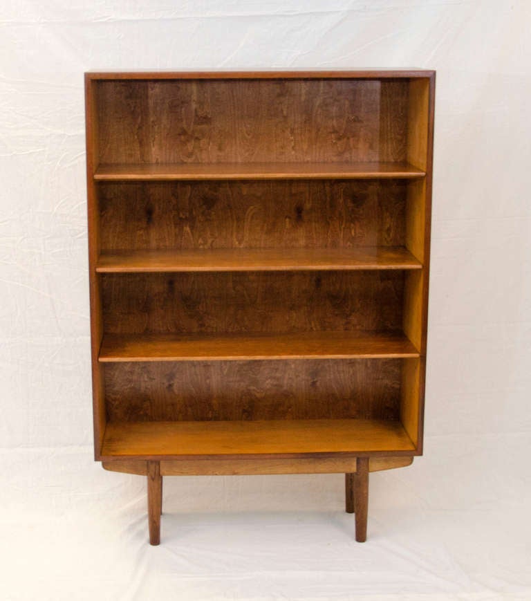 Mid Century Danish Teak Bookcase - Borge Mogensen at 1stdibs