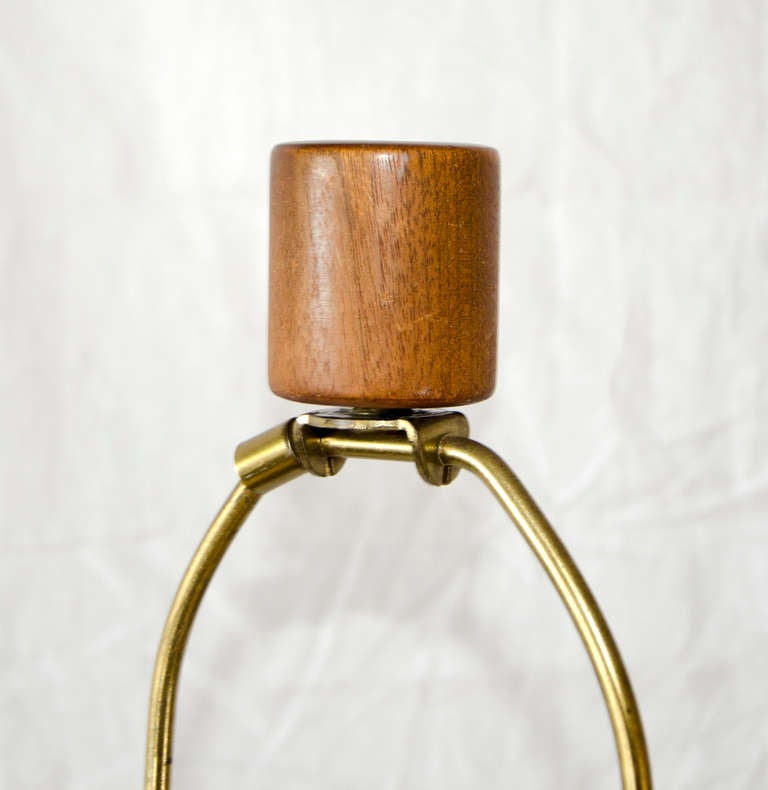 Tall Ceramic Table Lamp by Gordon Martz In Good Condition In Crockett, CA