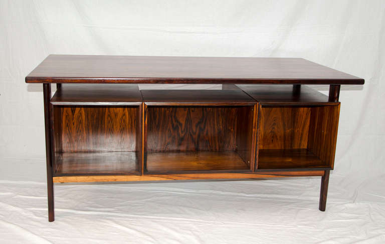 Mid-Century Modern Mid Century Danish Rosewood Desk by Kai Kristiansen